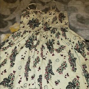 Hell Bunny Skeleton MINI dress